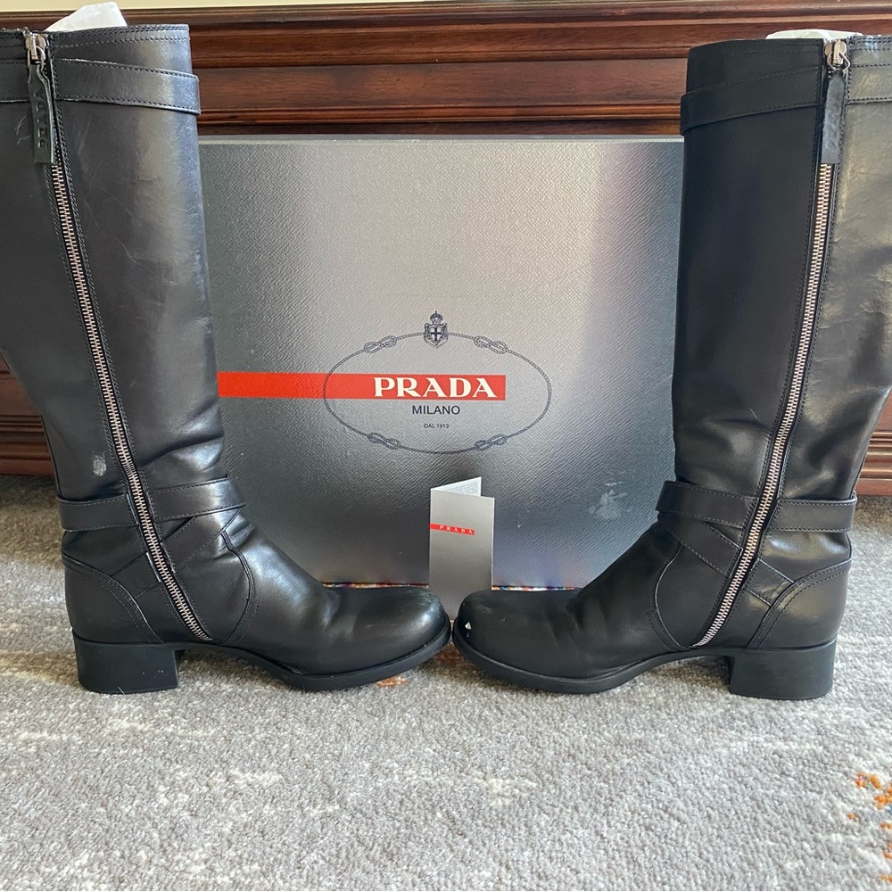 PRADA Size 37 (US 6.5) Calzature Donna Boot (Original Prada Box included) - Picture 8 of 9